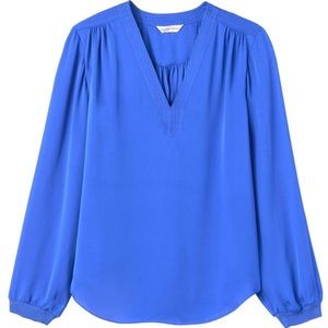 (NWT) Rebecca Taylor Bailey blue top